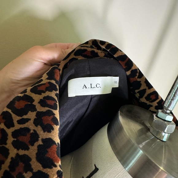 A.L.C Leopard Velvet Blazer - Picture 6 of 6